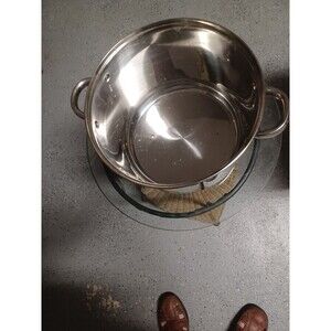 12 Quart ECHOLUTION Stainless Steel Pot No Lid NWOT Silver Color